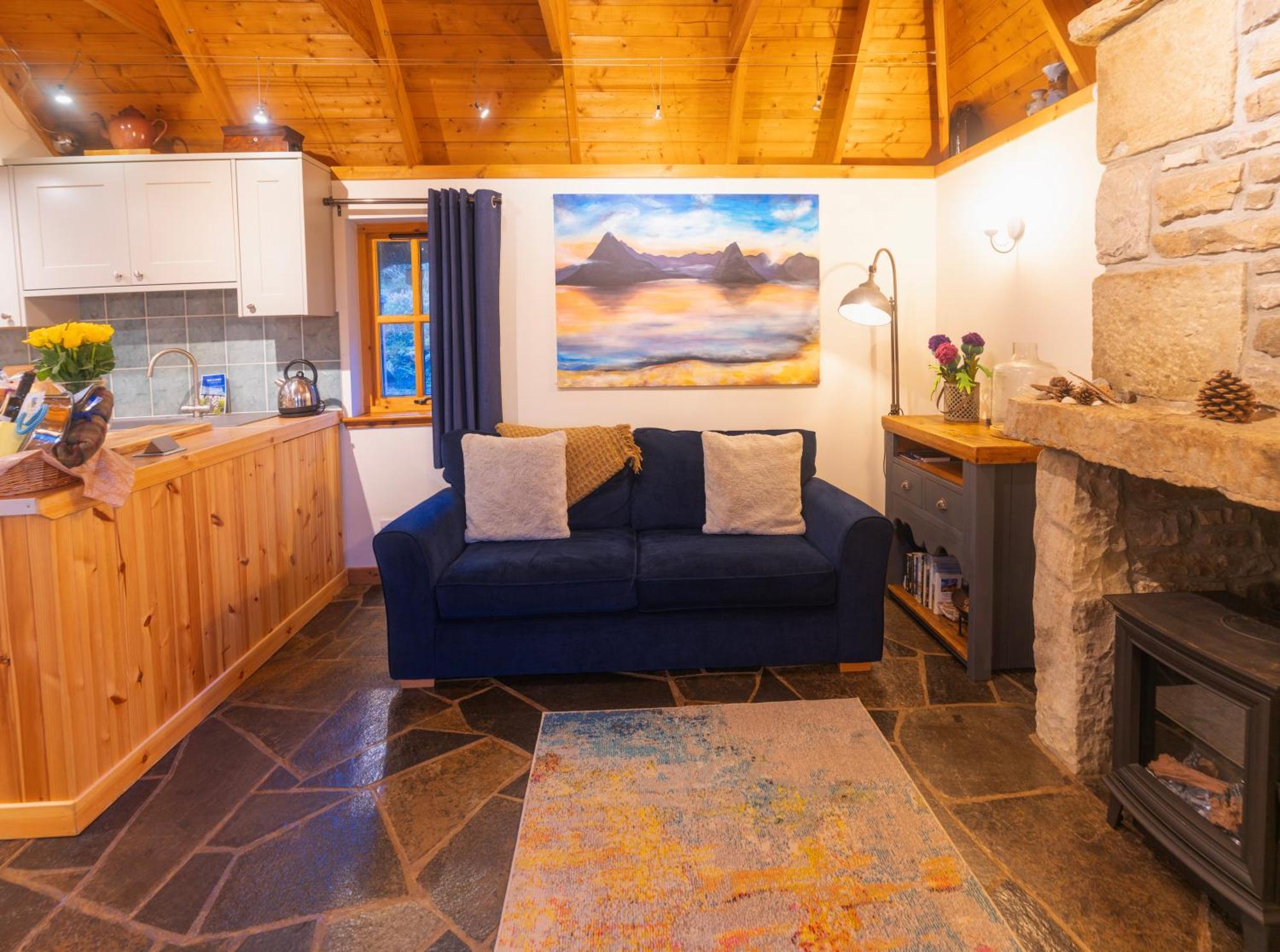 Tigh Lachie, Mary'S Thatched Cottages, Elgol, Isle Of Skye Exteriör bild